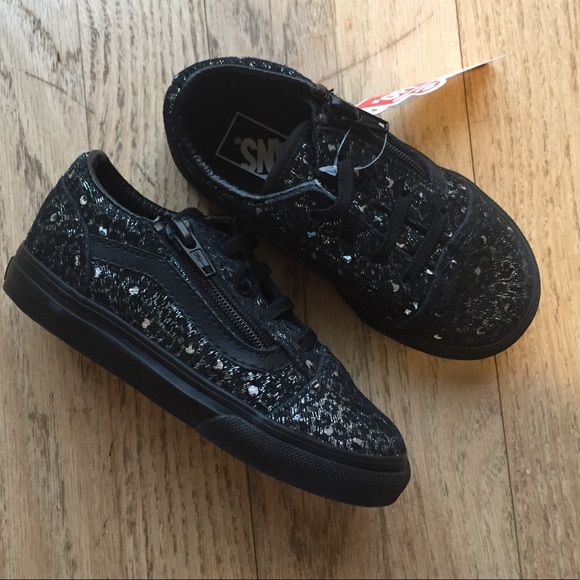 vans old skool metallic leopard